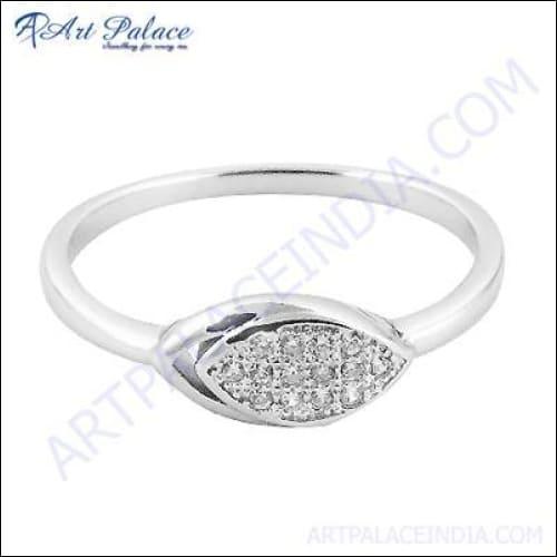 Hot Selling Silver Cubic Zirconia Ring