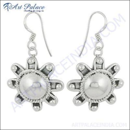 Indian Designer 925 Silver Earring