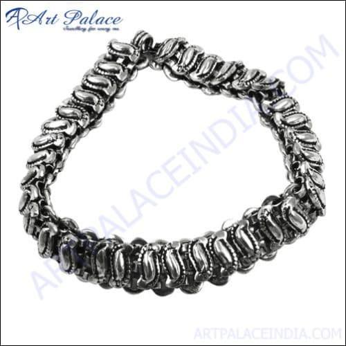 Indian Style German Silver Ankelets Classic Silver Anklet Graceful Anklet