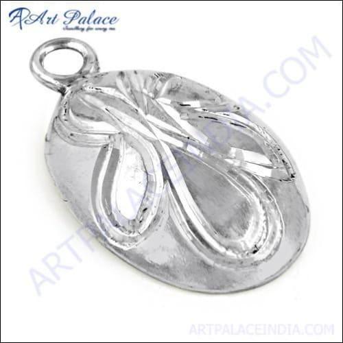 Indian Touch 925 Sterling Plain Silver Pendant