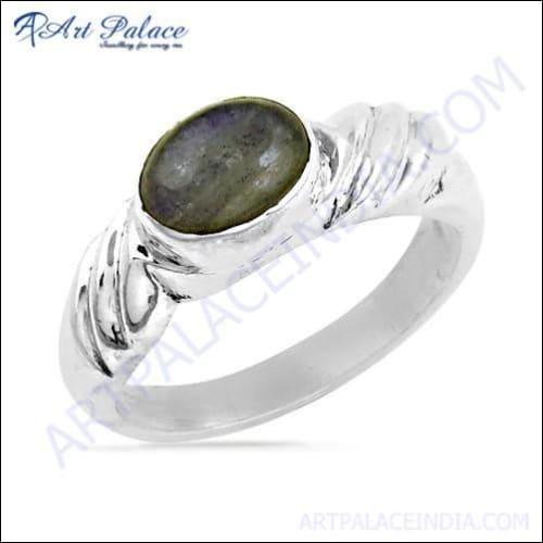 Indian Touch Labradorite Gemstone Silver Ring