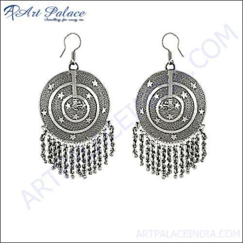 Indian Traditional Silver Earring
