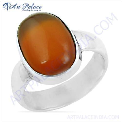 Ingenious Carnelian Gemstone Silver Ring