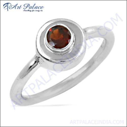 Ingenious Garnet Gemstone 925 Silver Ring