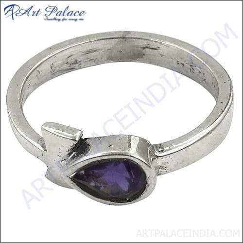 Iolite Gemstone 925 Silver Ring