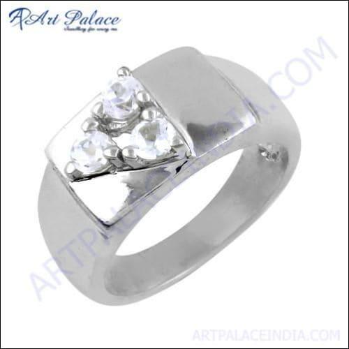 Lastest Luxury Cubic Zirconia Gemstone 925 Sterling Silver Ring