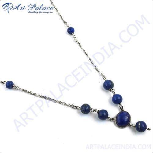 Lastest Luxury Gemstone 925 Sterling Silver Necklace