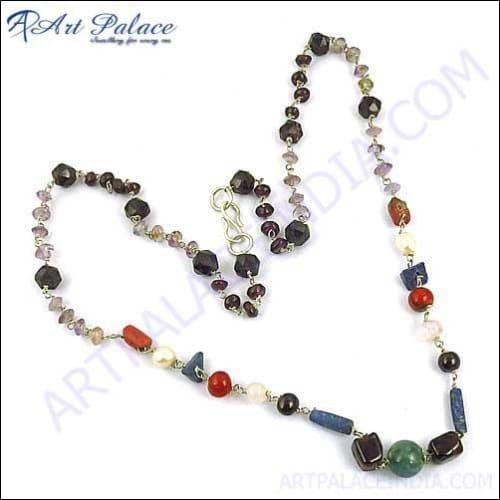 Latest Design Multi Color Beads Necklace Jewelry, Beaded Jewelery