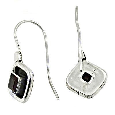 Latest Earring For Women, Exclusive Gemstone Earring, Garnet gemstone 925 Silver Earring Wholesaler Fashion Earring Glittering Earring