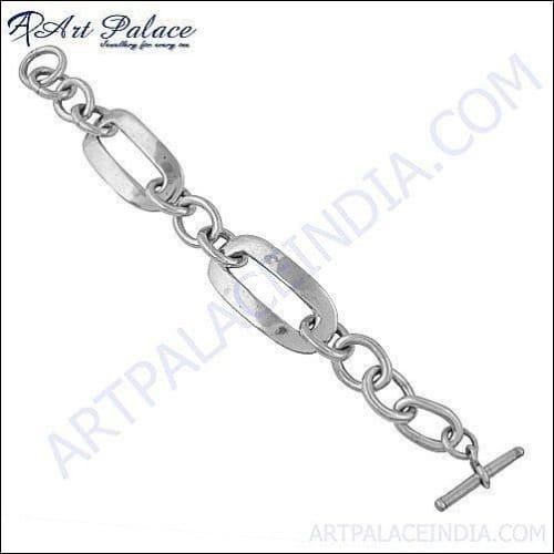 Latest Luxury Plain Silver Bracelets
