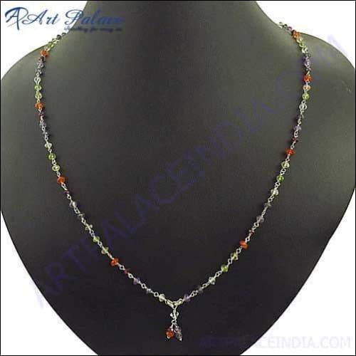 Latest Multi Colorful Beads Necklace Jewelry