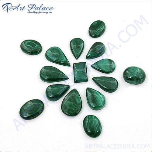 Malachite Cab All Size & Shape Loose Gemstone Latest Cab Gemstone Trendy Gemstone