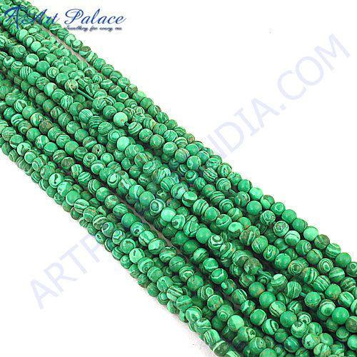 Malachite Loose Beads, 100% Genuine Loose Gemstone Beads Malachite Beads Strands Adjustable Beads Strands