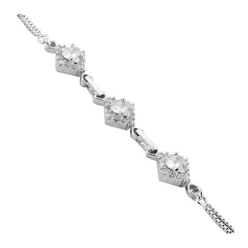 Most fashionable Cubic Zirconia Gemstone 925 Sterling Silver Bracelets Awesome Cz Bracelet Stunning Cz Bracelet