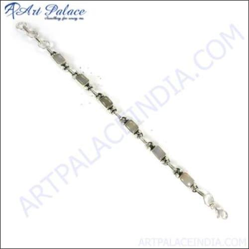 Most Fashionable Gemstone 925 Sterling Silver Bracelet Awesome Gemstone Bracelet Natural Gemstone Bracelet