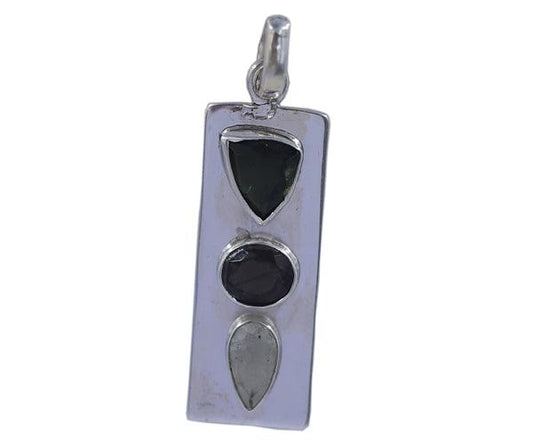 Multi Stone 925 Silver Pendant Fashion Pendant Gorgeous Pendant Fashion Pendant