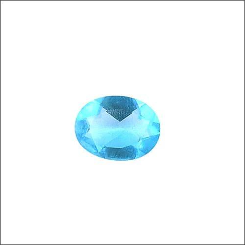 Natural Blue Topaz Glass Semi Precious Gemstone For Jewelry, Loose GemStone