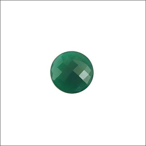 Natural Quality Green Onyx Gemstone For Antique Jewelry, Loose Gemstone Round Cutstones Green Stones
