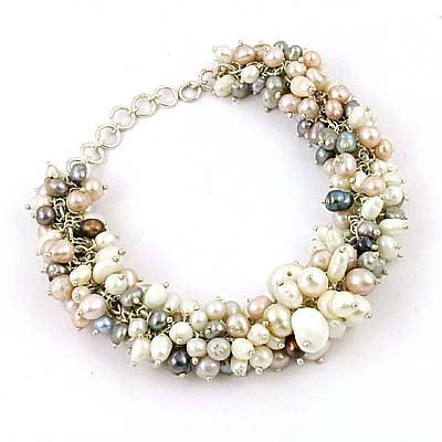 New Arrival Wholesale Fashionable Gemstone Bead Silver Bracelet Awesome Bracelet Solid Bracelet