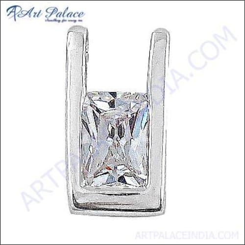 New Fashion Arrival Cubic Zirconia In Silver Pendant Jewelry