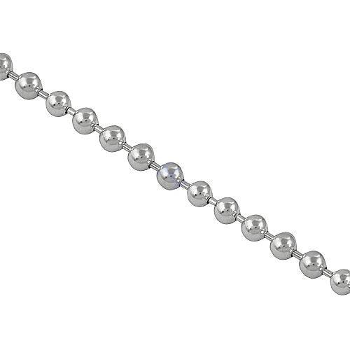 New Fashionable Beads Plain Silver Chain Jewelry, 925 Sterling Silver Beads Silver Chains Superior Silver Chains