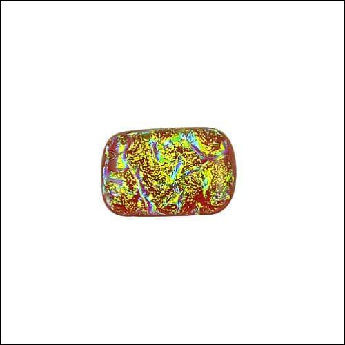 New Fashionable Dichroic Glass Stones For Jewelry, Loose Gemstone Trendy Glass Stone