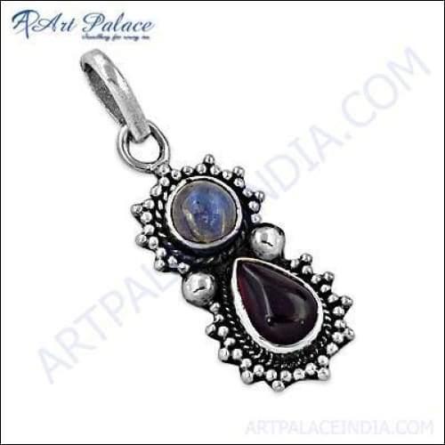 New Hot Selling Wholesale Silver Jewelry ,Manufacturing ,Handcrafted Silver Jewelry ,Wholesale Supplier Fashion & New Trends Ethnic Gemstone Pendant Superb Pendant