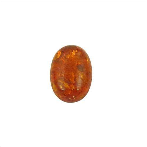 New Reddish Amber Oval 0.78 Gms. Loose GemStone Excellent Gemstone Amber Gemstone