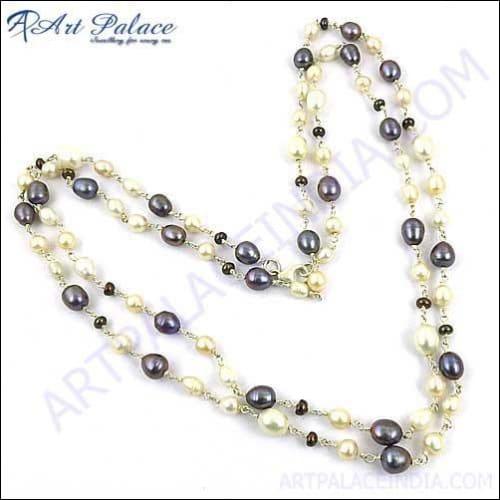 Newest Latest Beaded Necklace For Women's Jewelry Fashionable Beaded Necklace Pearl Beaded Necklace