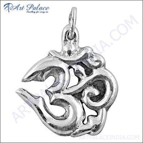 Om Style 925 Silver Pendant