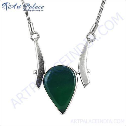 Original Green Onyx Design Fashion Necklace