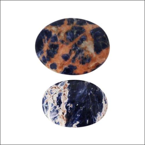 Ornamental Healing Sodalite Stone Oval Shape Stone Sodalite Gemstone