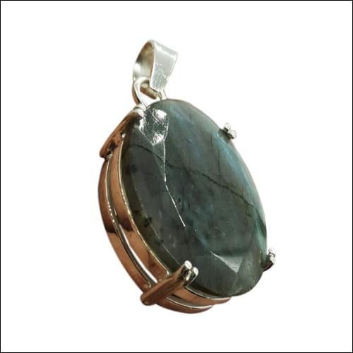 Ornamental Labradorite Gemstone 925 Silver Pendant Round Labradorite Pendants Glamours Pendants