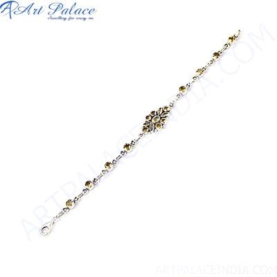 Party Wear Designer Silver Gemstone Bracelets Wonderful Bracelet Adorable Gemstone Bracelet