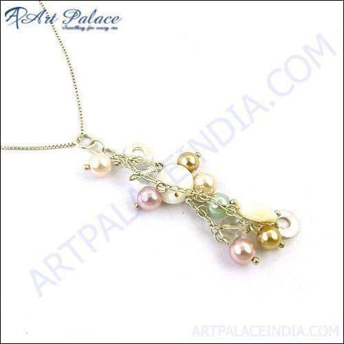 Pearls 925 Sterling Silver Necklace