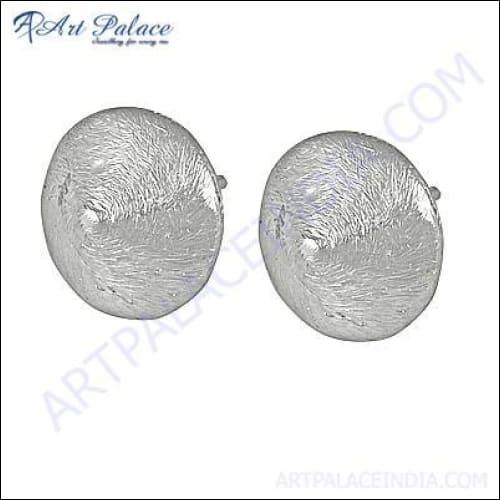 Plain Silver Earring Jewelry