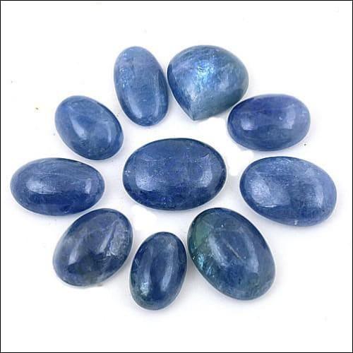 Popular Kyanite Loose Gemstone Cabochon Stone Energy Stone Oval Gemstones Handmade Gemstones