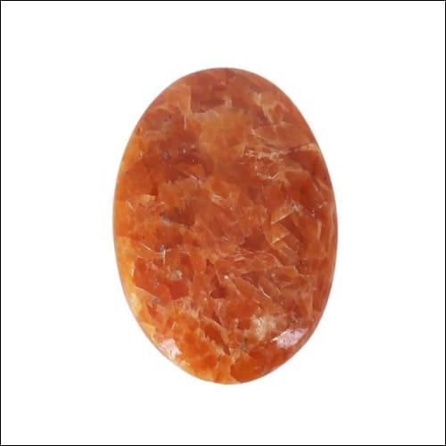 Positive Energy Moving Orange Calcite Stone Chunky Stone Orange Stone