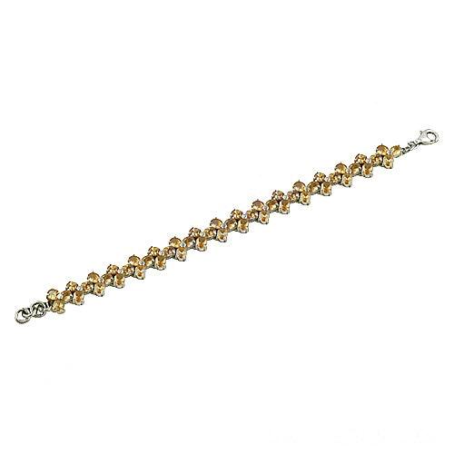 Pretty Pitch Zirconia Gemstone Silver Bracelet Fashionable Cz Bracelet Superb Cz Bracelet
