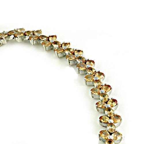 Pretty Pitch Zirconia Gemstone Silver Bracelet Fashionable Cz Bracelet Superb Cz Bracelet