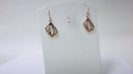 Load and play video in Gallery viewer, Rose gold plating Diamond-Cut Earrings for Women | Dangle Earrings Gift
