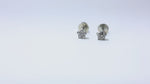 Load and play video in Gallery viewer, 925 Silver Cubic Zirconia Flower Stud Earrings for Women
