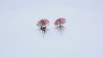 Load and play video in Gallery viewer, Pink Gemstone Stud Earrings | Silver | For Women | Gift
