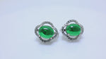 Load and play video in Gallery viewer, 925 Silver Emerald Earrings for Women | Gemstone Jewelry
