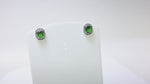 Load and play video in Gallery viewer, Emerald Stud Earrings for Women | 925 Silver Cubic Zirconia
