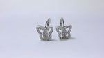 Load and play video in Gallery viewer, 925 Silver Butterfly Earrings | Cubic Zirconia | Women's Jewelry
