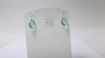Load and play video in Gallery viewer, Silver Blue Topaz Drop Earrings for Women | Gemstone Jewelry
