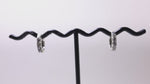 Load and play video in Gallery viewer, 925 Sterling Silver Hoop Earrings with CZ Stones | Women's Jewelry
