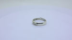 Load and play video in Gallery viewer, Adjustable Silver Ring with CZ Stone | Women's Jewelry Gift
