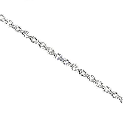 Pure Stainless Simple Plain Silver Chain, 925 Sterling Silver Classic Silver Chains Certified Silver Chains
